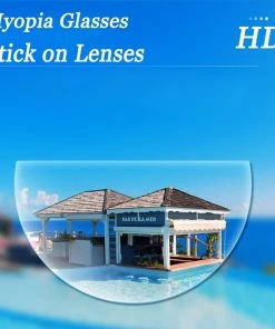 TVTimeDirect Stick-on Nearsighted Myopia Lenses Readers(-500)