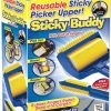TVTimeDirect Sticky Buddy Reusable Sticky Picker Cleaner Lint Roller Pet Hair Remover Brush