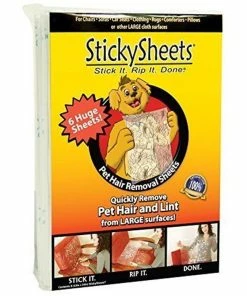 TVTimeDirect Sticky Sheets - Pet Hair Removal System - Single Sheet