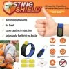 TVTimeDirect Houseware Sting Shield Mosquito Repellent Bracelet & Quick Clip (Blue)