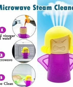 TVTimeDirect Kitchen Angry Mom Microwave Cleaner - Purple