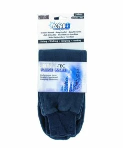 TVTimeDirect Clothing & Accessories Hot Headz Polarex Fleece Socks, Black, Small
