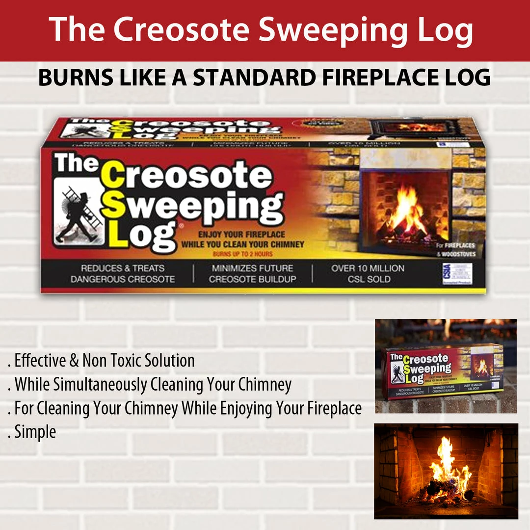 TVTimeDirect Houseware The Creosote Sweeping Log 3 TVTimeDirect Houseware The Creosote Sweeping Log