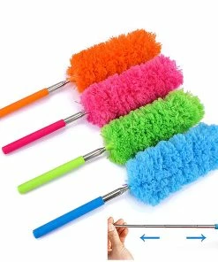 TVTimeDirect Telescoping Small Microfiber Duster - Single - Blue Houseware