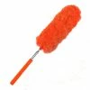 TVTimeDirect Telescoping Small Microfiber Duster - Single - Orange Houseware
