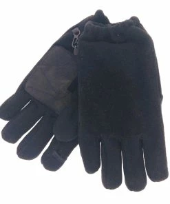 TVTimeDirect Clothing & Accessories Hot Headz PolarEx Essentials- Texting Gloves -Black - Medium