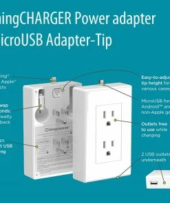 TVTimeDirect Outdoor & Garden ThingCHARGER Power Adapter - MicroUSB Adapter-Tip