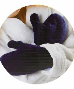 TVTimeDirect Comfort Pedic Toasty Hands Heated Mittens ( Blue) Clothing & Accessories