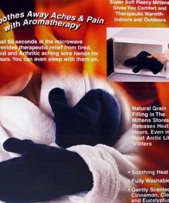 TVTimeDirect Comfort Pedic Toasty Hands Heated Mittens ( Blue) Clothing & Accessories