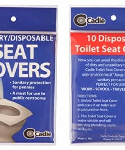 TVTimeDirect Houseware Disposable Toilet Seat Covers, 50 Pack