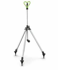 TVTimeDirect Adjustable Rainforest Tripod Sprinkler Perfect For Lawn And Gardens Revolving Spray 6 Ft To 50 Ft