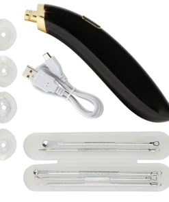 TVTimeDirect Microderm Rechargeable Blemish System - Black - 1 Health & Beauty