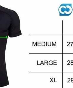 TVTimeDirect Clothing & Accessories T-Sleeve Fit Compression T- Shirt - MEDIUM