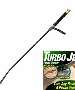 TVTimeDirect Outdoor & Garden Turbo Jet Power Washer, High Pressure Spray Nozzle