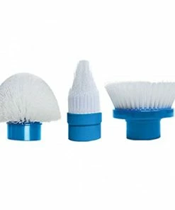 TVTimeDirect Spin Scrubber Replacement Heads- Set Of 3 (Flat Dome Corner)