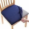 TVTimeDirect Non-Slip Stretchable Seat Cover- Polyester- Blue Houseware