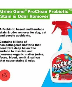 TVTimeDirect Pets Urine Gone ProClean Stain And Odor Remover With Black Light, 20 Fl Oz