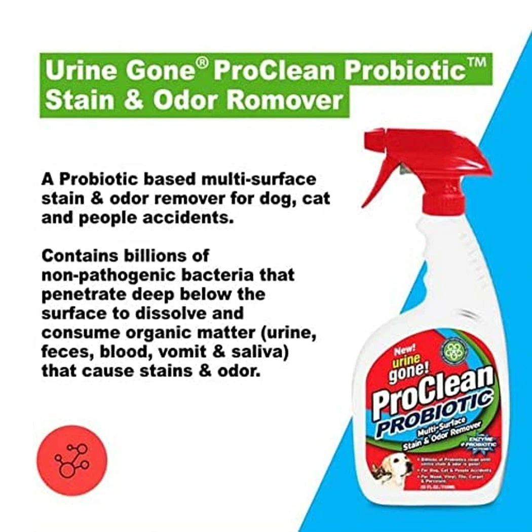 TVTimeDirect Pets Urine Gone ProClean Stain And Odor Remover , 20 Fl Oz 4 TVTimeDirect Pets Urine Gone ProClean Stain And Odor Remover , 20 Fl Oz