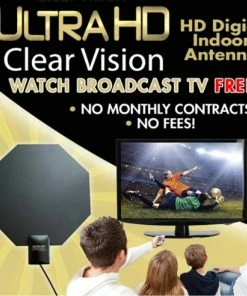 TVTimeDirect Ultra HD Clear Vision Antenna, 60 Mile Range