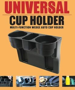 TVTimeDirect Automotive Universal Cup Holder Multi-Function Wedge Auto Cup Holder