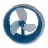 TVTimeDirect USB Personal Desk Fan- A Perfect Desktop Companion- Blue