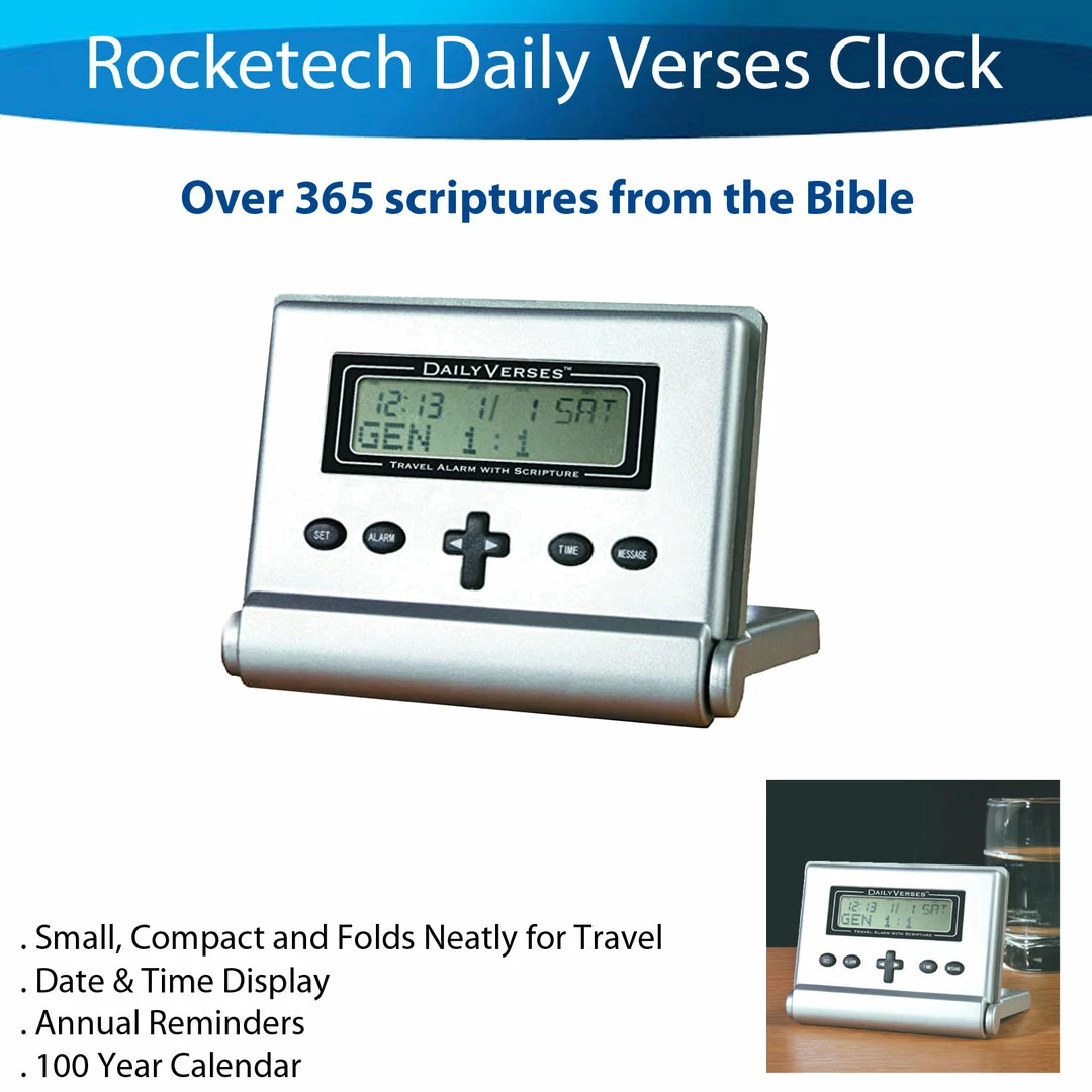 TVTimeDirect Houseware Rocketech Daily Verses Clock 3 TVTimeDirect Houseware Rocketech Daily Verses Clock