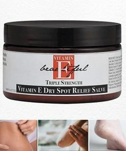 TVTimeDirect Health & Beauty Vitamin E Dry Spot Relief Salve, 4 Oz.