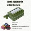 TVTimeDirect As Seen On TV Deluxe Accordion Cardholder Wallet(Green) Clothing & Accessories