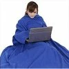 TVTimeDirect Warmie- Cozy Blanket With Sleeves (Blue) Bed & Bath