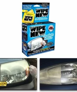 TVTimeDirect Wipe New Headlight Restore Wipe-On Applicator Kit Automotive