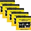 TVTimeDirect Wipe New Trim Restorer Single Use Wipe Car - 5 Pack Automotive