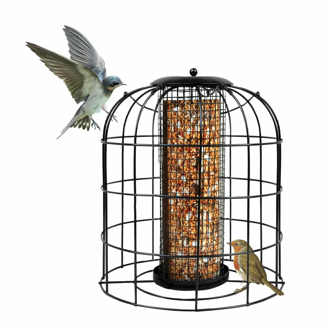 TVTimeDirect Pets Iron Wire Cage Bird Feeder 4 TVTimeDirect Pets Iron Wire Cage Bird Feeder