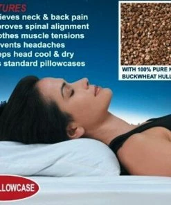 TVTimeDirect Bed & Bath Wonder Buckwheat Pillow