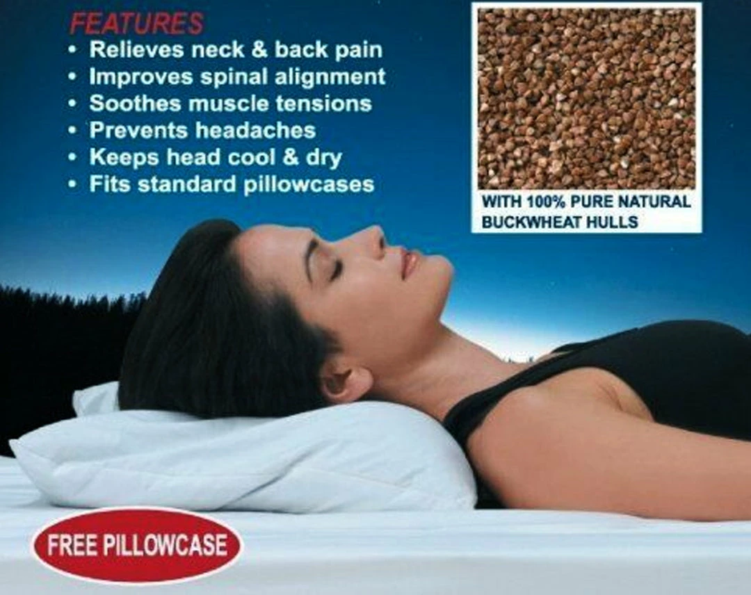 TVTimeDirect Bed & Bath Wonder Buckwheat Pillow 4 TVTimeDirect Bed & Bath Wonder Buckwheat Pillow