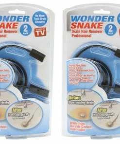 TVTimeDirect Wonder Snake - Drain Hair Removal Tool (2 Pack)
