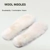 TVTimeDirect Natural Wool Insoles-100% Real Sheepskin (Women Size: 7.5)