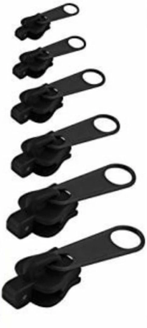 TVTimeDirect Clothing & Accessories Universal Zipper Repair Kit - 6 Pack (Black) 3 TVTimeDirect Clothing & Accessories Universal Zipper Repair Kit - 6 Pack (Black)