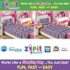 TVTimeDirect As Seen On TV ZIPIT Bedding Set, Rock Princess(Twin) Two Pack Outdoor & Garden 1 TVTimeDirect As Seen On TV ZIPIT Bedding Set, Rock Princess(Twin) Two Pack Outdoor & Garden