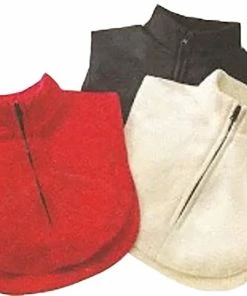 TVTimeDirect Zippered Fleece Dickie (Red)