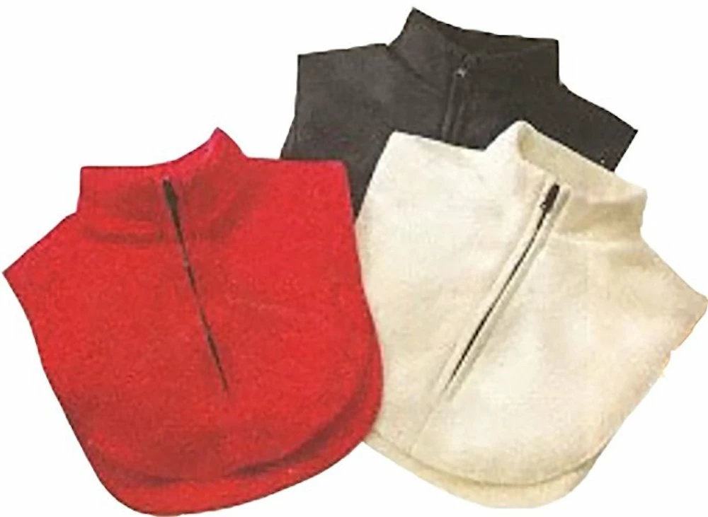 TVTimeDirect Zippered Fleece Dickie (Red) 4 TVTimeDirect Zippered Fleece Dickie (Red)