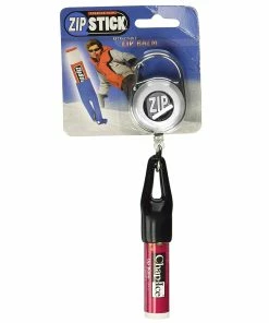 TVTimeDirect Zip Stick Retractable Lip Balm Holder - White Health & Beauty