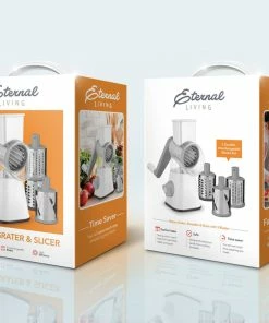 TVTimeDirect Kitchen Eternal Rotary Grater And Slicer 7 TVTimeDirect Kitchen Eternal Rotary Grater And Slicer